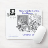 Dead Lawyer™ Corporate Lawyer Mousepad Muismat (Met muis)