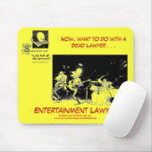 Dead Lawyer™ Entertainment Lawyer Mousepad Muismat (Met muis)