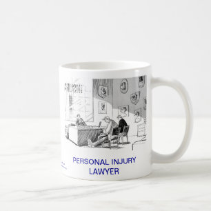 Dead Lawyer™ Personal Injury Lawyer Coffee Mok