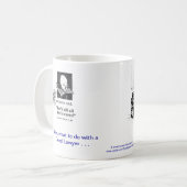 Dead Lawyer™ Proefversie van Lawyer Coffee Mok (Voorkant links)