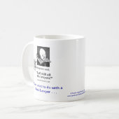 Dead Lawyer™ Proefversie van Lawyer Coffee Mok (Voorkant links)