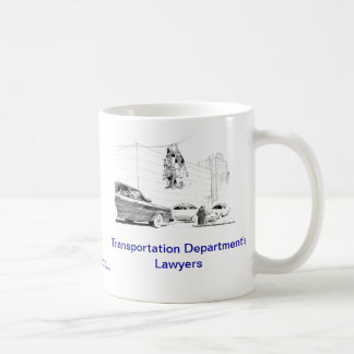 Dead Lawyer™ Transportation Dept Lawyer Coffee Mok