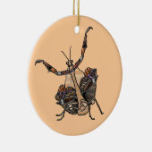 Dead Leaf Mantis Keramisch Ornament (Rechts)