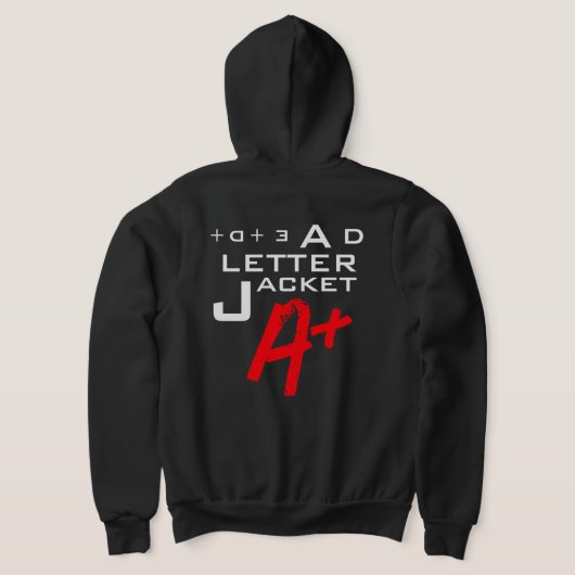 DEAD LETTER JACKET A+ HOODIE (Laag Achter)