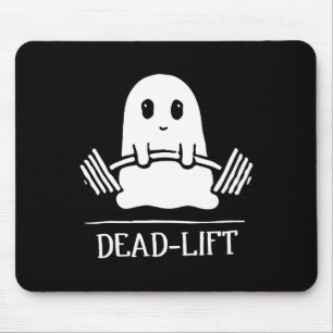 Dead Lift Funny Ghost Gymer Halloween Gewichtslift Muismat