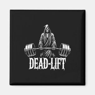 Dead-lift - Grim Reaper Halloween Gym Workout Body Magneet