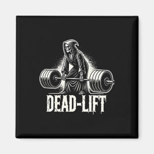 Dead-lift - Grim Reaper Halloween Gym Workout Body Magneet