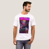 Dead Mall Cop Retrowave shirt (Voorkant volledig)