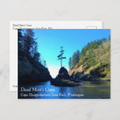 Dead Man Cove, Cape Dispression, Washington Briefkaart (Voorkant / Achterkant)