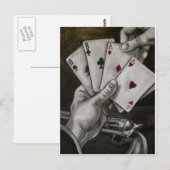 Dead Man Hand Briefkaart (Voorkant / Achterkant)