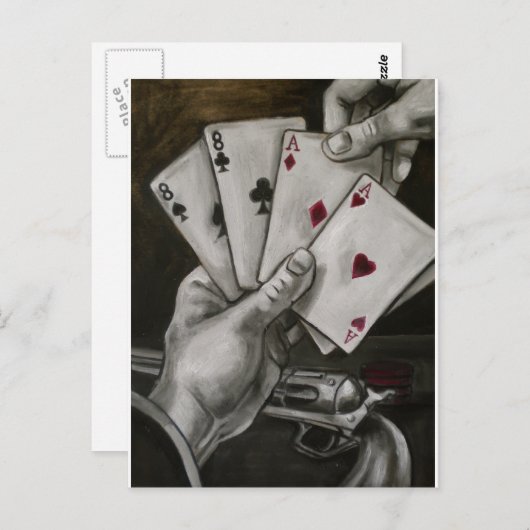 Dead Man Hand Briefkaart (Voorkant / Achterkant)