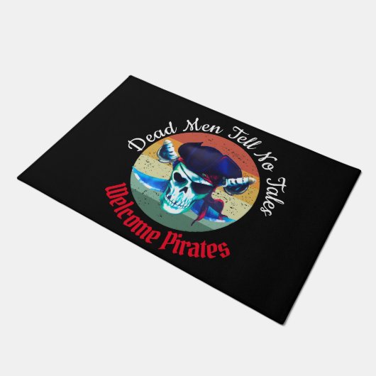 Dead Mannen Pirate Party Welkom Deurmat (Schuin)