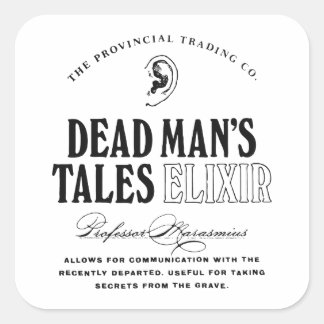 Dead Man's Tales Elixir Vierkante Sticker