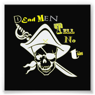 Dead Men Tell Tales Foto Afdruk