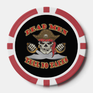 Dead Men Tell Tales Poker Chips