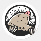 Dead Mole Sticker (Voorkant)
