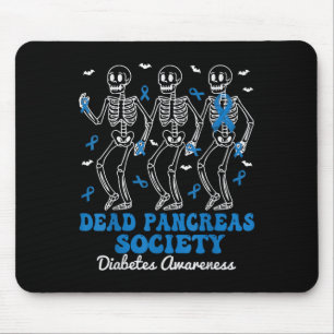 Dead Pancreas Society Diabetes Awareness Skelet Muismat