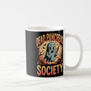 Dead Pancreas Society Funny Ghost Spuit Diabetes Koffiemok