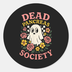 Dead Pancreas Society - Grappig kostuum voor diabe Ronde Sticker
