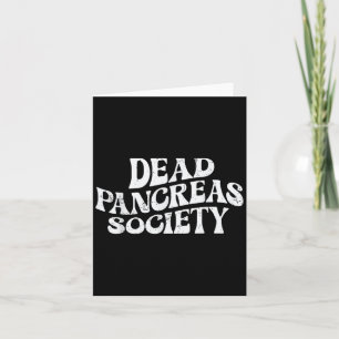 Dead Pancreas Society Grappig Skelet Diabetes Bewu Kaart