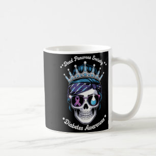 Dead Pancreas Society Shirt Funny Diabetes Awarene Koffiemok