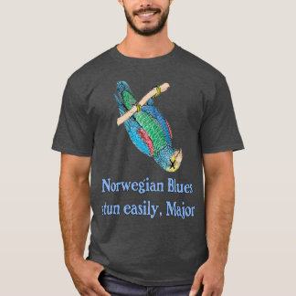 Dead Parrot Norwegian Blues Stun gemakkelijk majoo T-shirt
