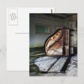 Dead Piano Briefkaart (Voorkant / Achterkant)
