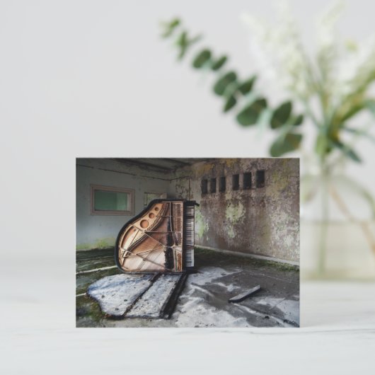 Dead Piano Briefkaart (Staand voorkant)