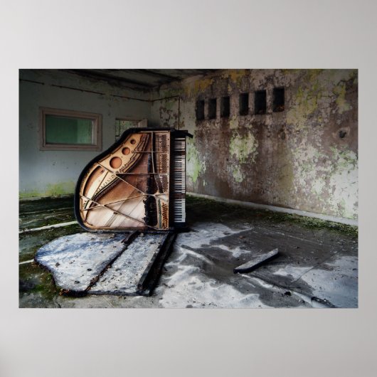 Dead Piano Poster (Voorkant)