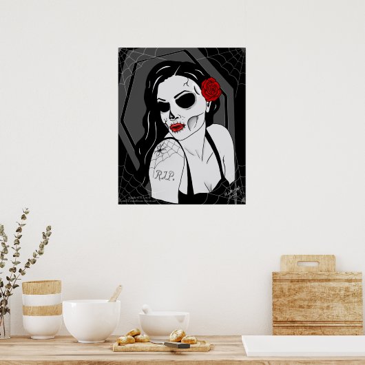 Dead Pinup Poster (Keuken)