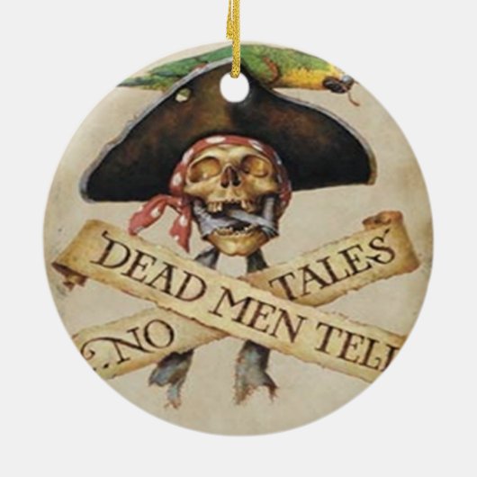 Dead Pirate Ornament (Achterkant)