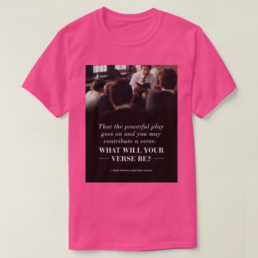 Dead Poet Society T-shirt (Design voorkant)