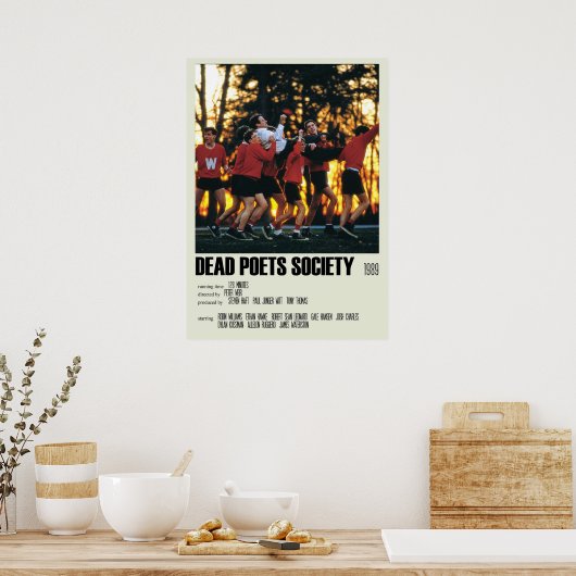 Dead Poets Society Alternative Art Movie Large 3 Poster (Keuken)