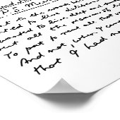 Dead Poets Society five centuries of verse black  Poster (Hoek)