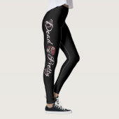 Dead Pretty Floral Skull Leggings (Rechts)