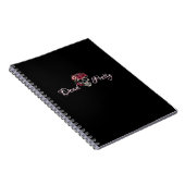 Dead Pretty Floral Skull Spiral Notebook Notitieboek (Rechterzijde)