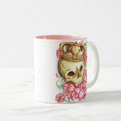 Dead prince tweekleurige koffiemok (Voorkant rechts)