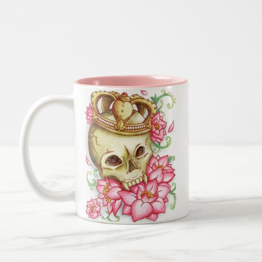 Dead prince tweekleurige koffiemok (Links)