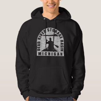 Dead River Storage Basin Canoeing Michigan Hoodie