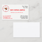 Dead Roach Pest Service 1 Sided Visitekaartje v2 (Voorkant / Achterkant)