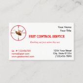 Dead Roach Pest Service 1 Sided Visitekaartje v2 (Voorkant)