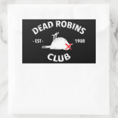 Dead Robins Club sticker (Tas)