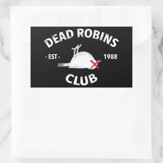 Dead Robins Club sticker (Tas)