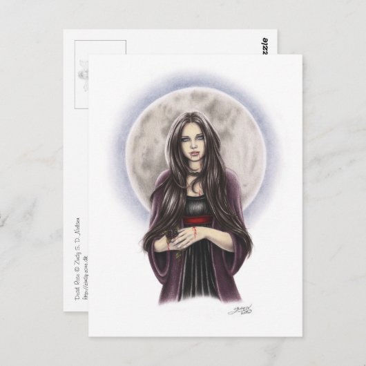 Dead Roos Vampire Briefkaart (Voorkant / Achterkant)