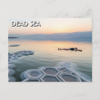 Dead Sea Jordan Travel Briefkaart
