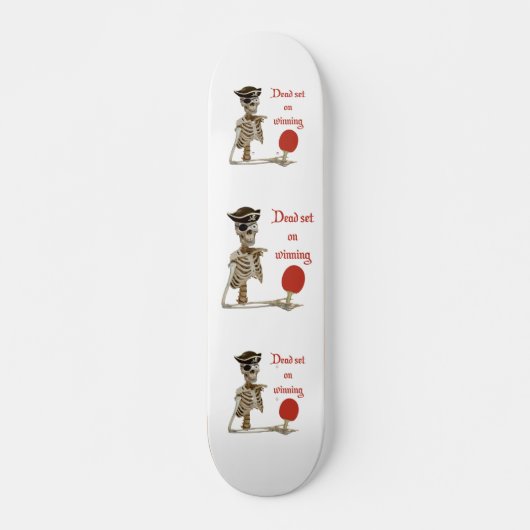 Dead Set Pirate Ping Pong Skateboard (Voorkant)