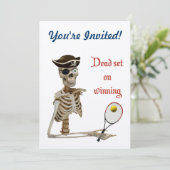 Dead Set Tennis Pirate Kaart (Staand voorkant)