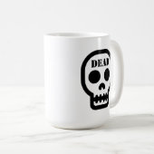 Dead Skull Classic Coffee Mug Koffiemok (Voorkant rechts)