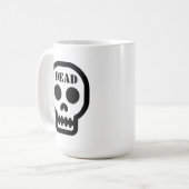 Dead Skull Classic Coffee Mug Koffiemok (Voorkant links)