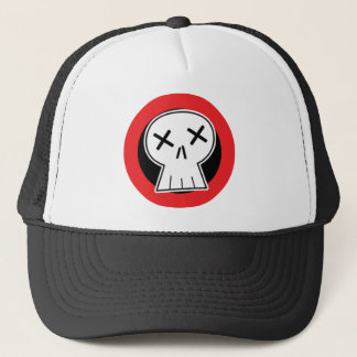 "Dead" Skull Red Target Trucker Hat Pet